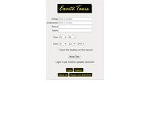 Tablet Screenshot of excitetaxis.co.za